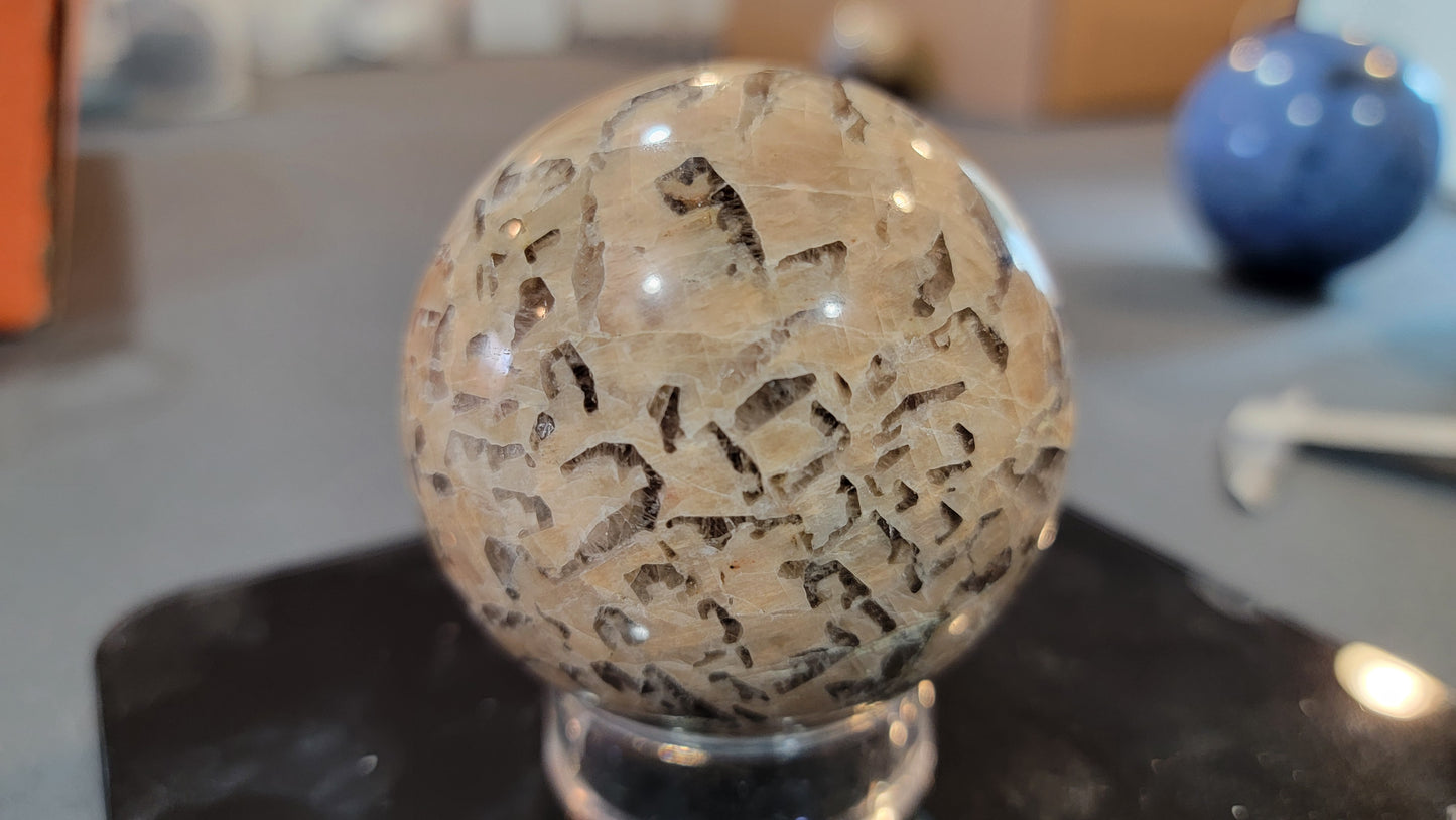 Graphic Feldspar sphere