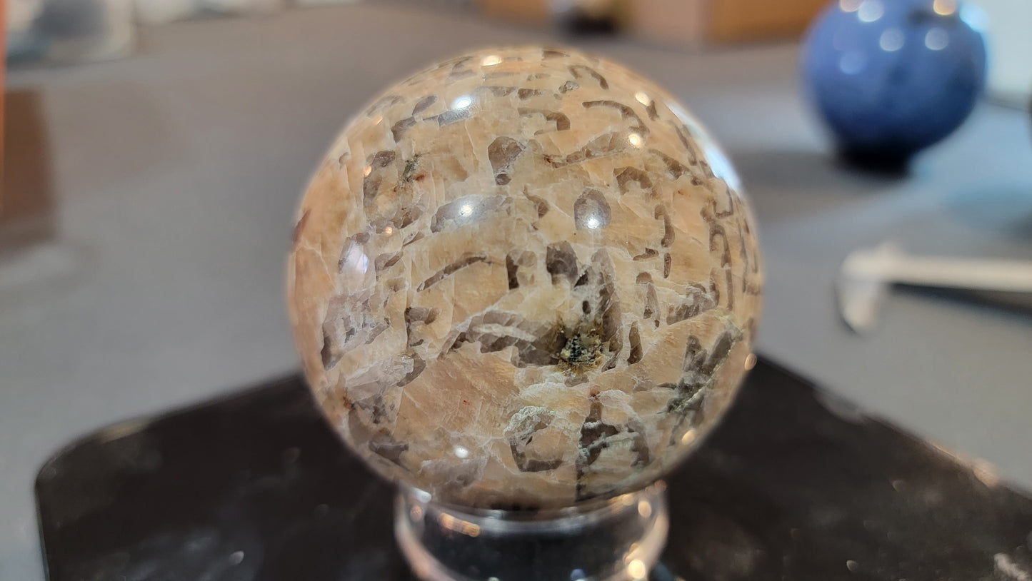 Graphic Feldspar sphere