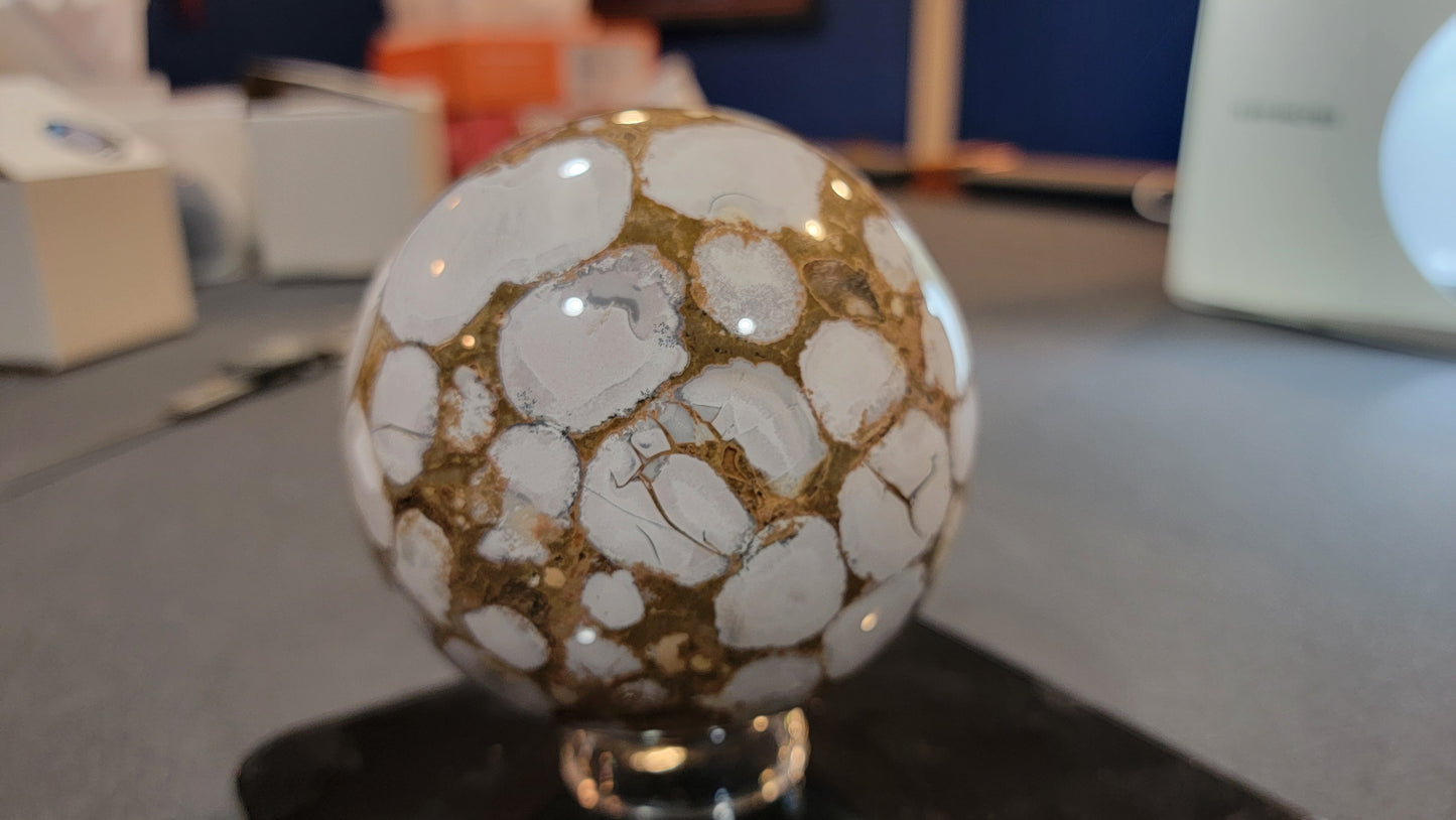 King Cobra jasper sphere