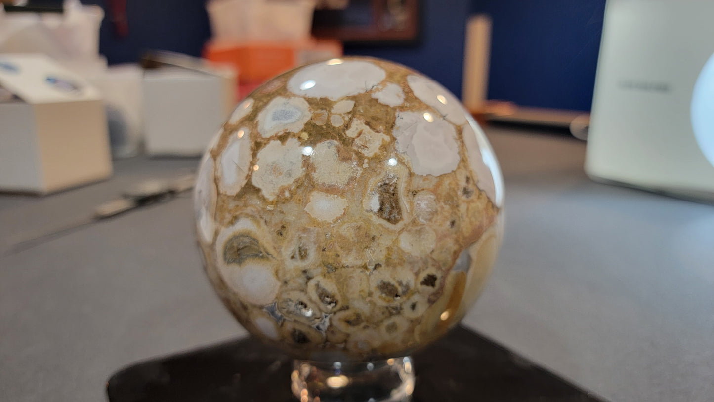 King Cobra jasper sphere
