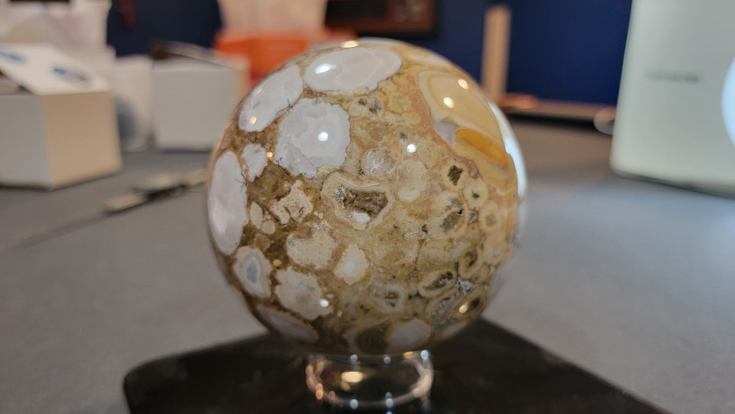 King Cobra jasper sphere
