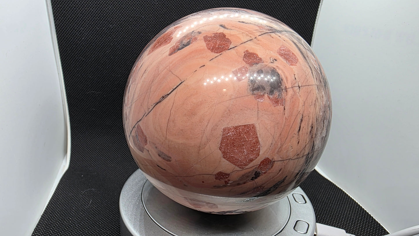 Kona dolomite with stromatolite sphere