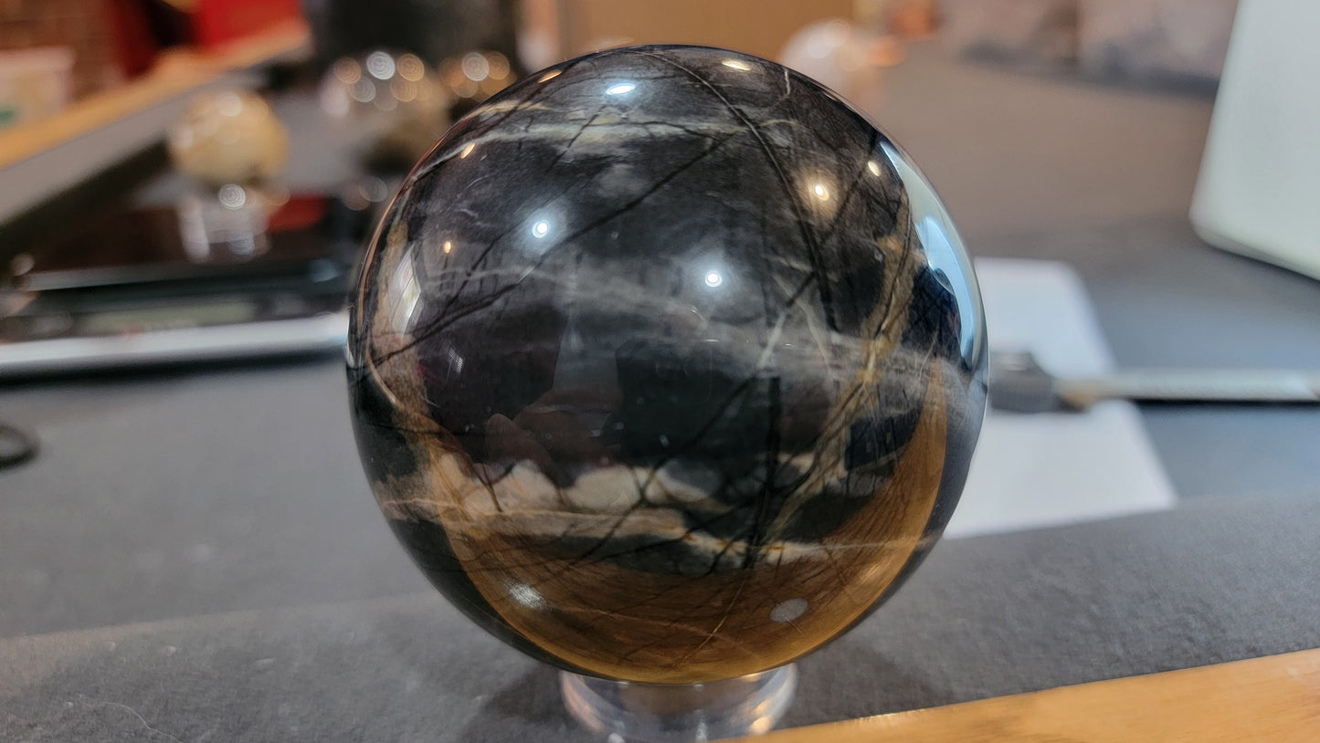 Picasso marble sphere