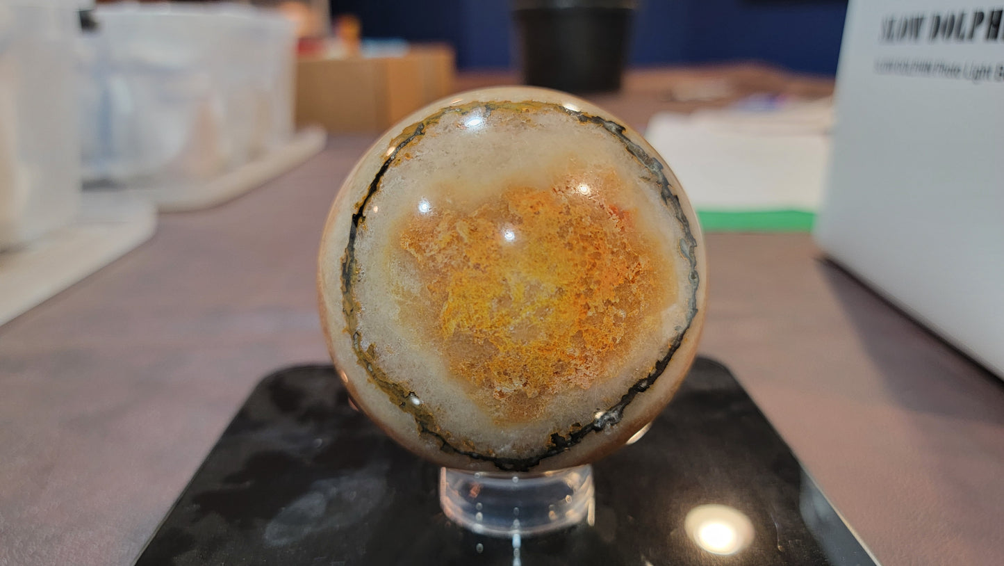 Indonesian bumblebee jasper sphere
