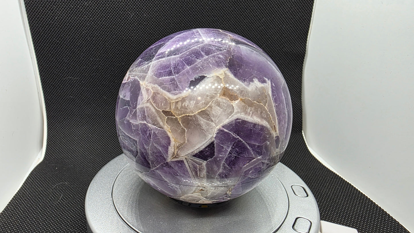 African amethyst sphere