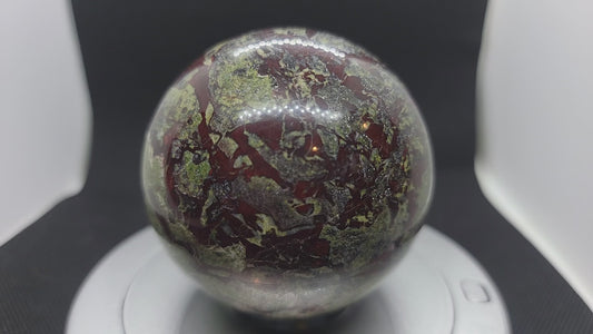 Dragons blood jasper sphere