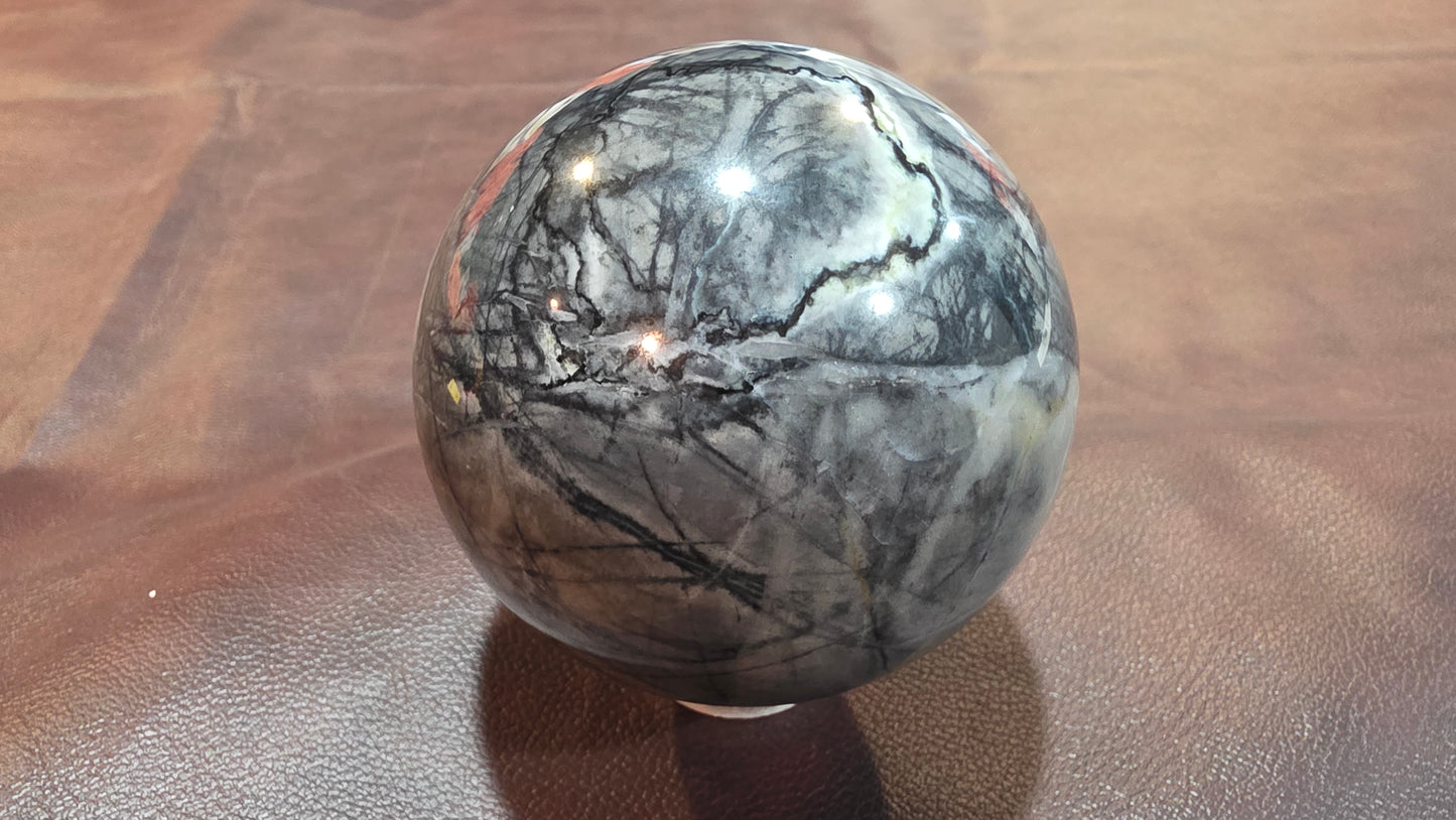 Picasso marble sphere