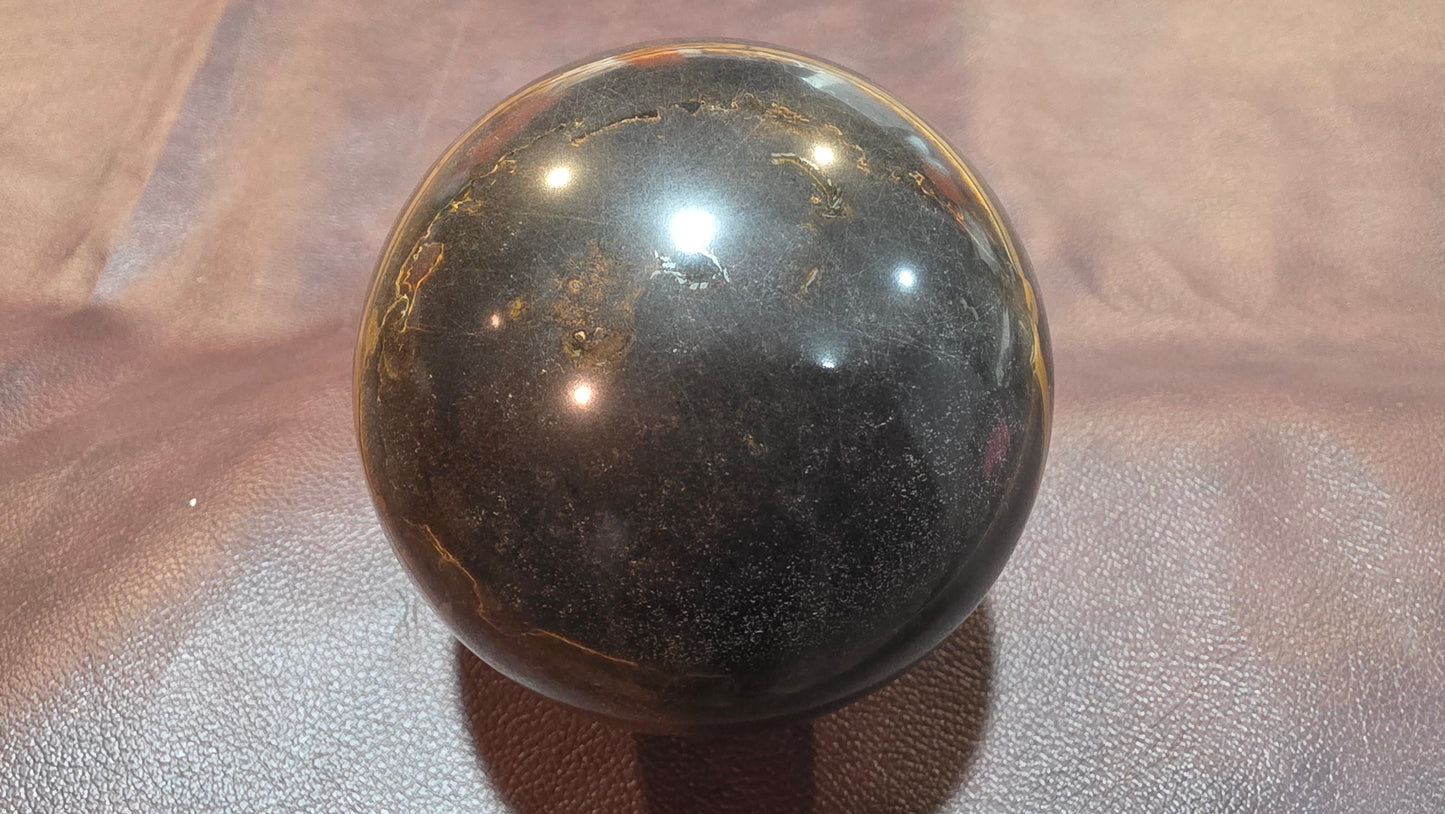 Tigers eye sphere
