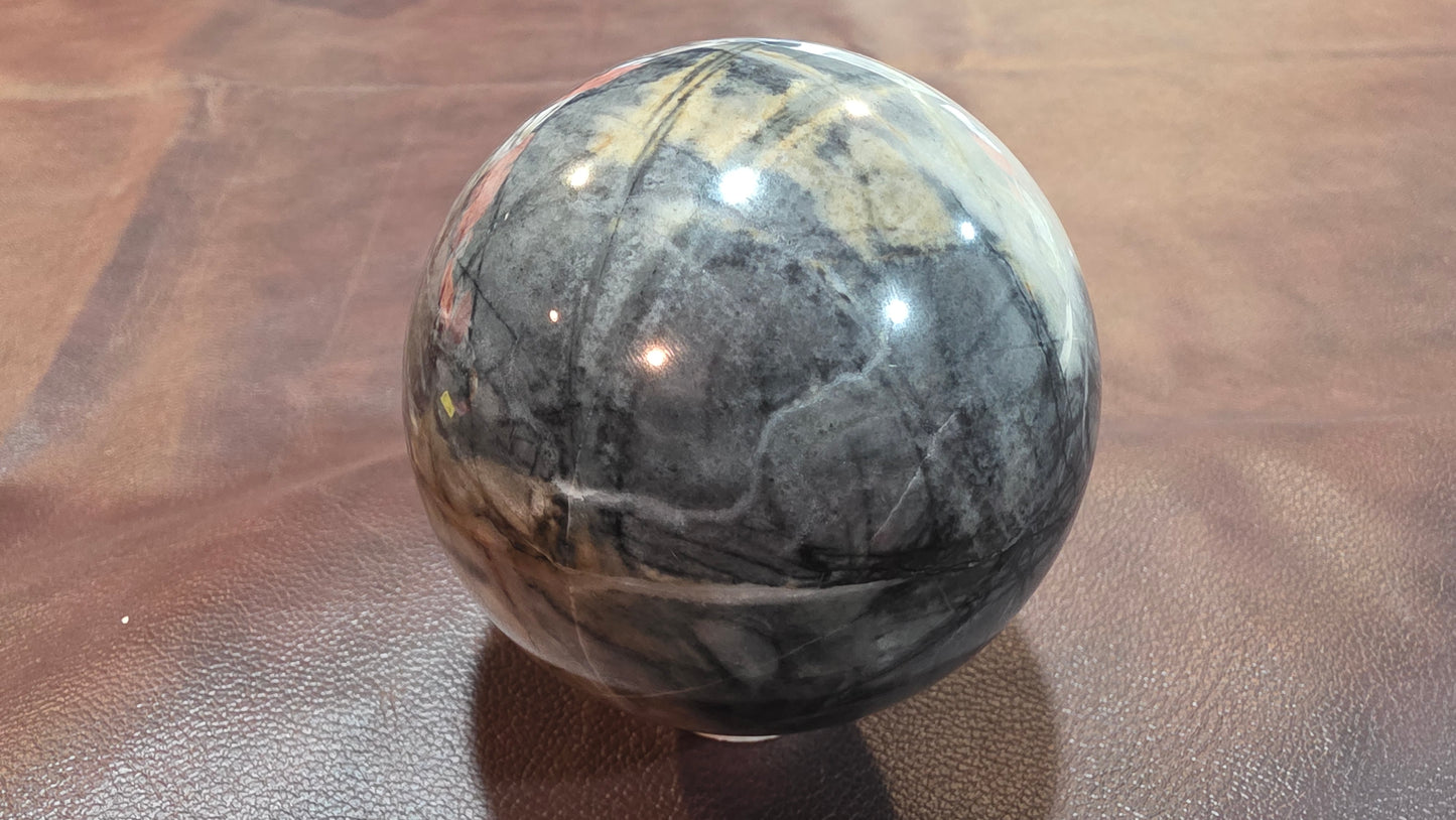 Picasso marble sphere