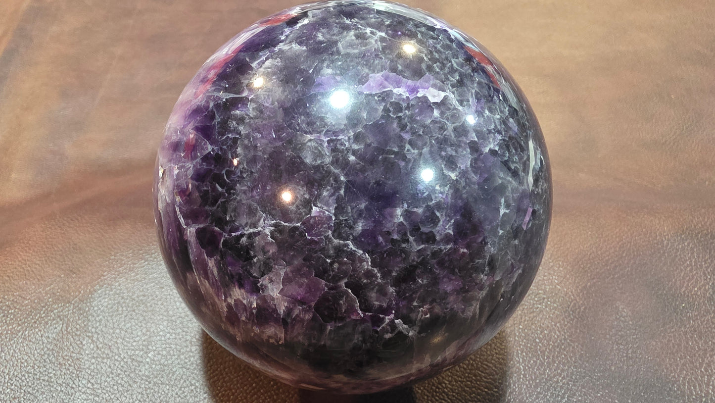 Moroccan amethyst sphere