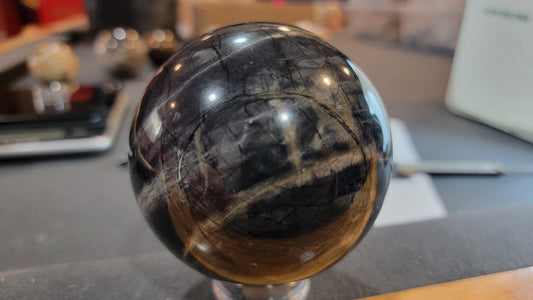 Picasso marble sphere