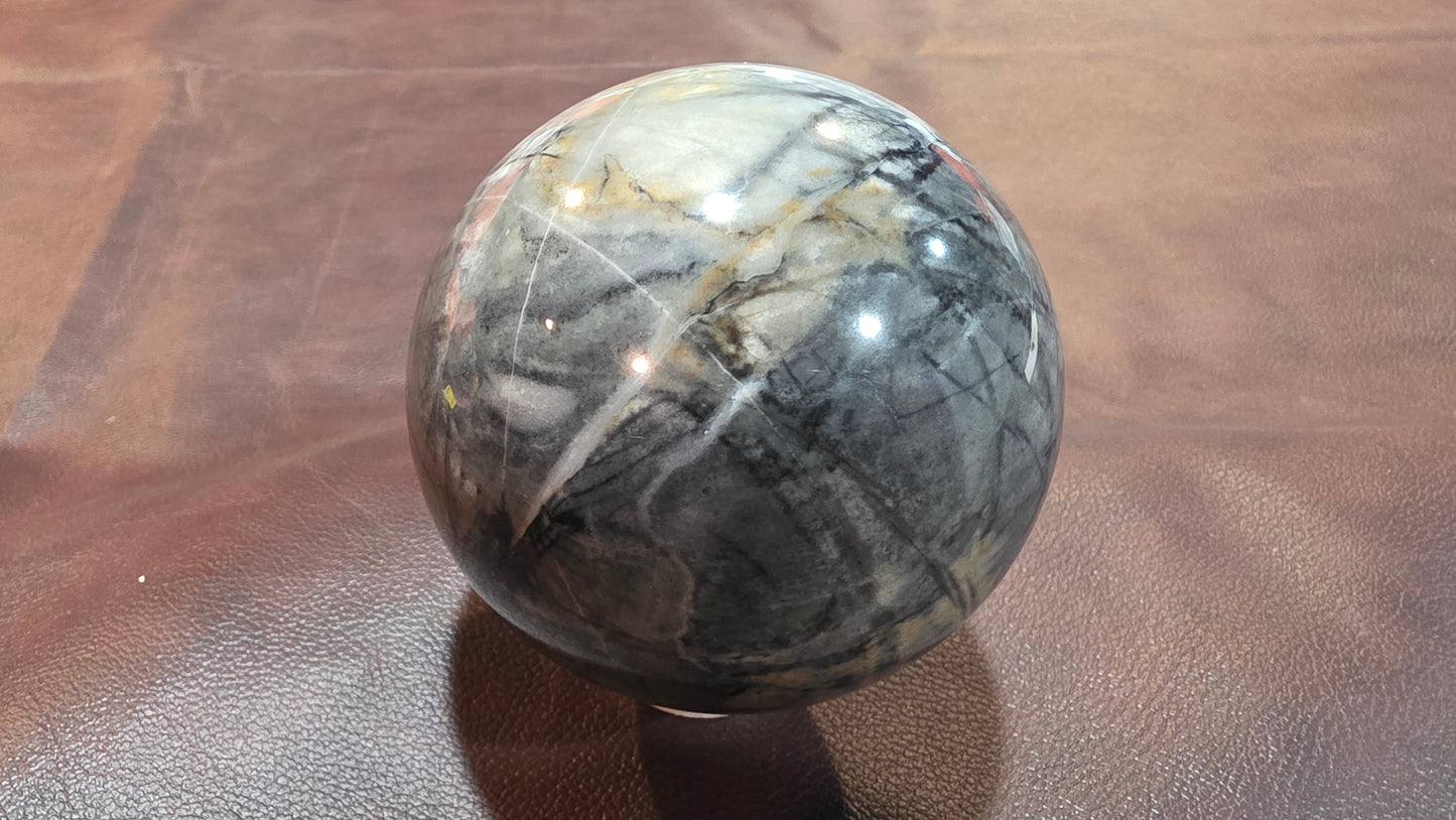 Picasso marble sphere