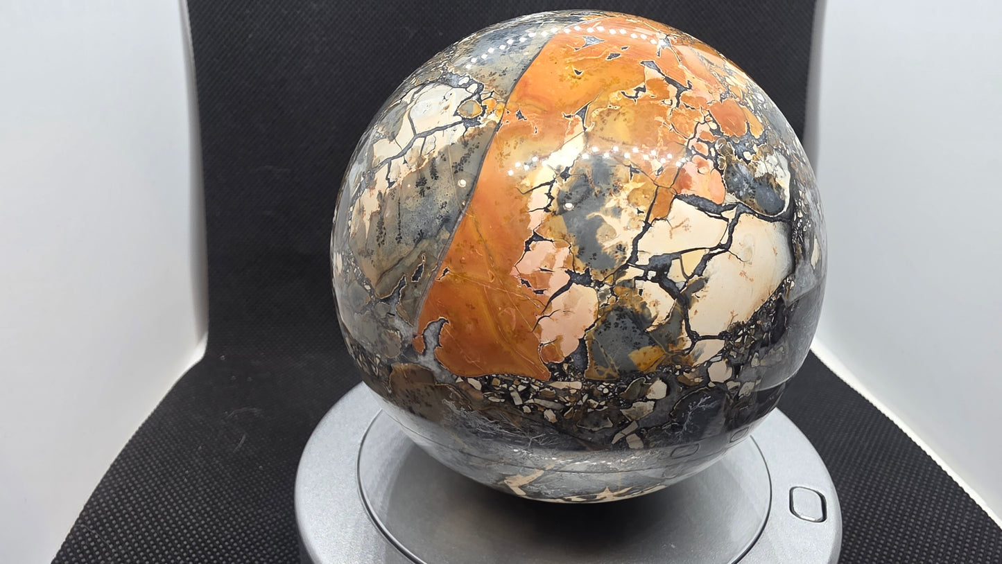 Maligano jasper sphere