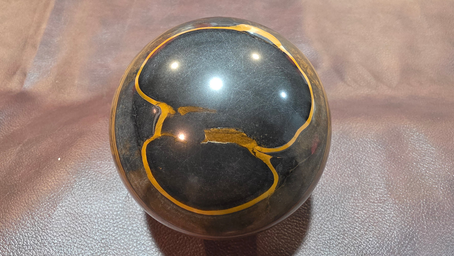 Tigers eye sphere
