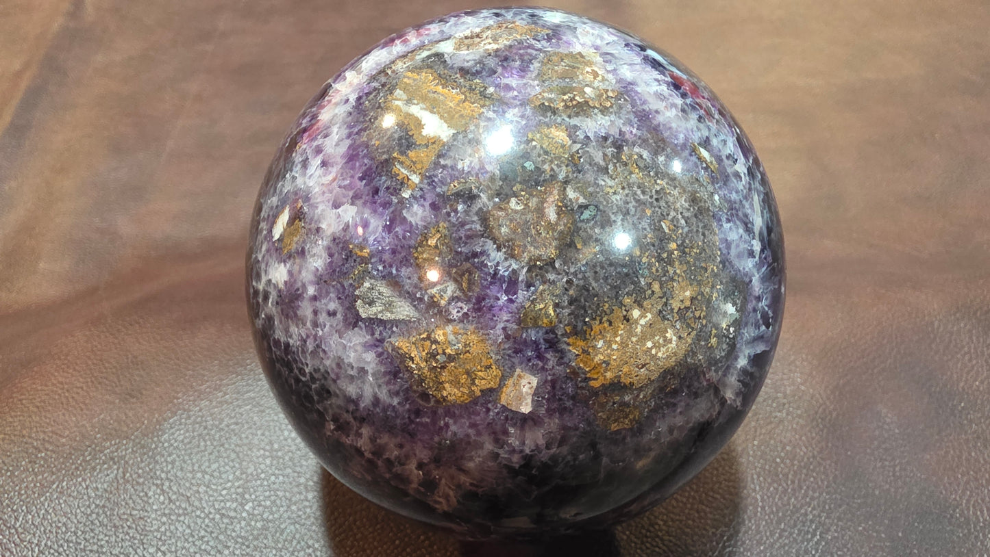 Moroccan amethyst sphere