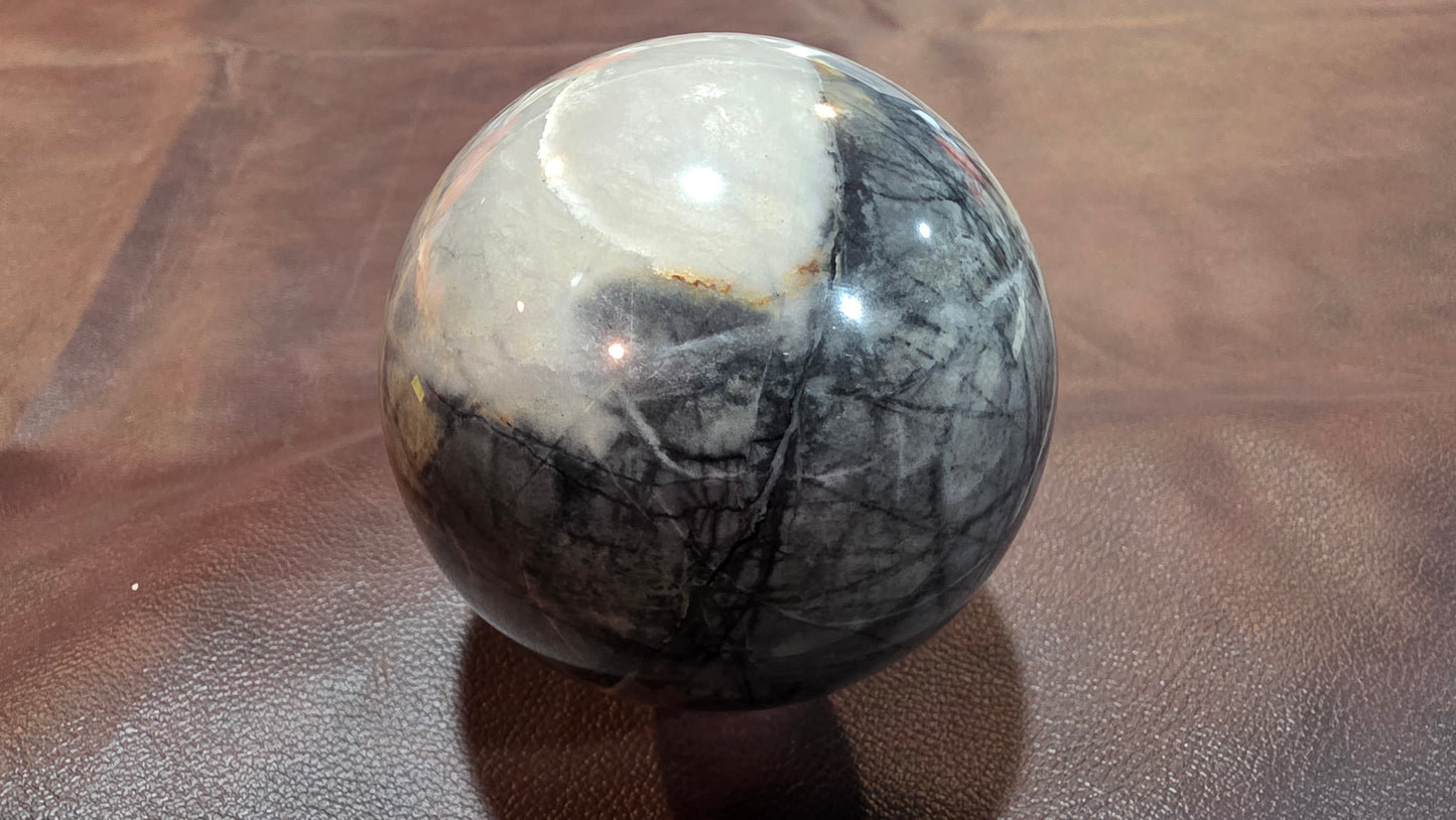 Picasso marble sphere