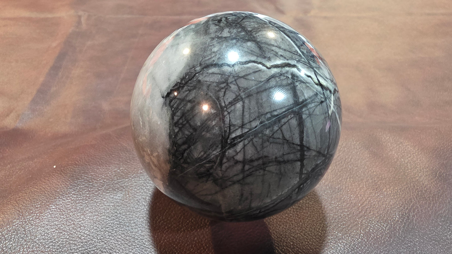 Picasso marble sphere